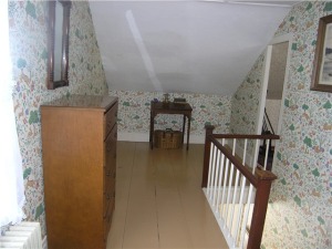 Upstairs portion of house
